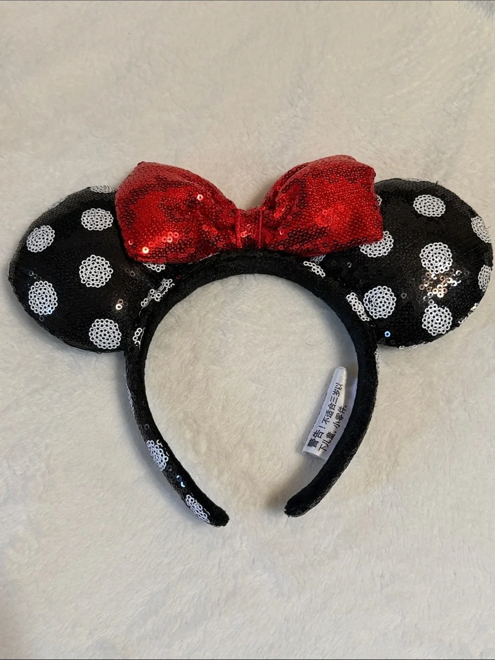 Assorted Disney Sequin Minnie Ear Headbands with Bows